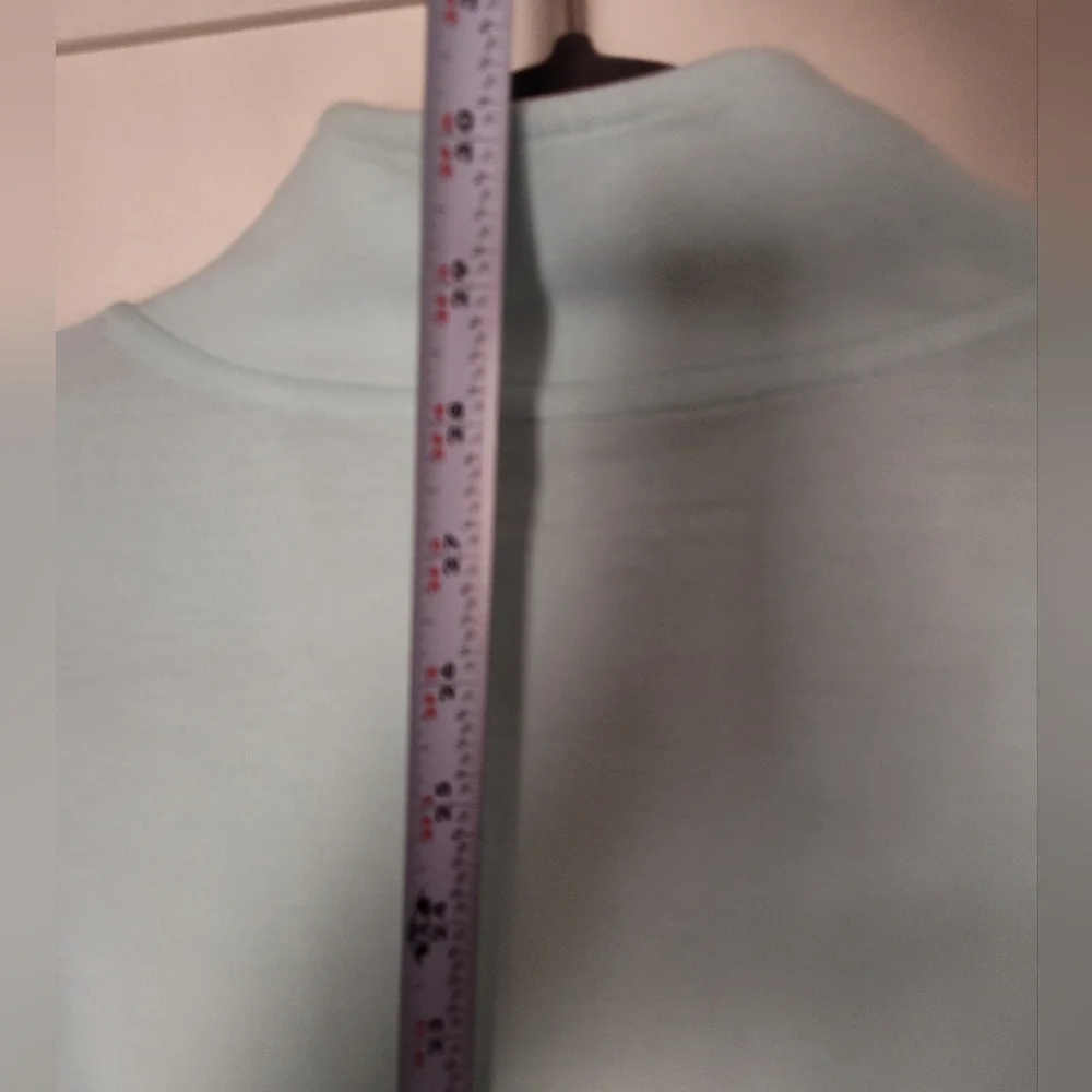 Men's Vineyard Vines Gorgeous Aqua Quarter Zip Long Sleeve Pull Over Sz XL